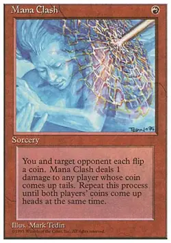 1x Mana Clash 4th Edition MtG Magic Red Rare 1 x1 Card Cards - Image 1