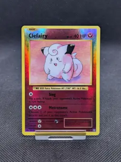 Clefairy 63/108 Reverse Holo XY Evolutions Pokemon Card LP EXCELLENT - Image 1
