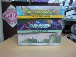 MTG MODERN 3 PLAY + AETHERDRIFT PLAY + DUSKMOURN PLAY BOOSTER BOXES - Image 1