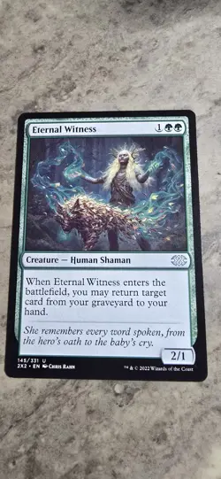 Eternal Witness Double Masters 2022 Regular Creature Uncommon MTG NM - Image 1