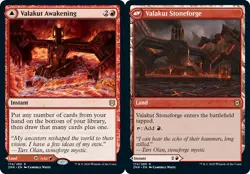 1x Valakut Awakening // Valakut Stoneforge - Zendikar Rising - Near Mint, Englis - Image 1