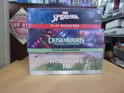 MTG MODERN 3 PLAY + SPIDER-MAN PLAY + DUSKMOURN PLAY BOOSTER BOXES - Image 1