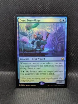 Dour Port-Mage 0047 Foil Bloomburrow BLB MTG Magic - Image 1