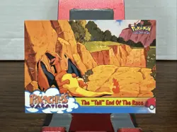 Pokemon Topps - The "Tail" End of the Race Pikachu's Vacation #50 - Black Logo - Image 1
