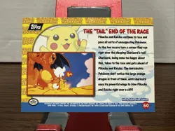 Pokemon Topps - The "Tail" End of the Race Pikachu's Vacation #50 - Black Logo - Image 3