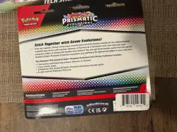 Pokemon TCG Prismatic Evolutions Sticker Collection Blister Set of 3 Boosters - Image 5