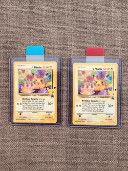 Pokemon 25th Anniversary Birthday Pikachu Black Star Promo Lot, 1 Set Of 2, NM - Image 3