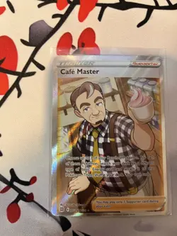 Cafe Master TG25/TG30 - NM condition - Pokemon Brilliant Stars Full Art Trainer - Image 1