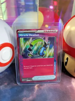 Miracle Headset 183/191 Pokemon TCG S&V Surging Sparks Ace Spec Rare NM - Image 1