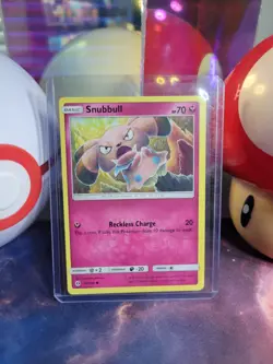 Snubbull 90/149 Pokemon TCG S&M Base Set Regular Common NM - Image 1