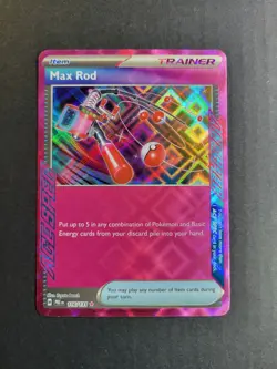 Max Rod 116/131 Pokemon TCG S&V Prismatic Evolutions Ace Spec Rare NM - Image 2