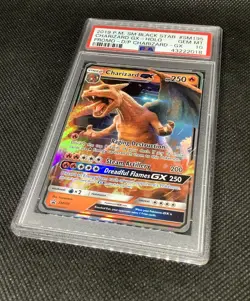 PSA 10 Charizard GX Detective Pikachu SM195 Promo Pokemon TCG Gem Mint - Image 1