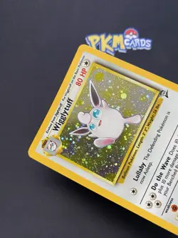 Pokemon TCG Wigglytuff Base Set 2 19/130 Holo Rare LP. - Image 2