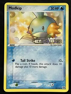 Pokemon Mudkip Reverse Holo - EX Emerald - 56/106 LP - Image 1