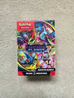 Pokemon TCG Mega Evolution Phantasmal Flames Booster Bundle Sealed New - Image 1