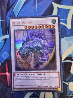 YU-GI-OH! TCG MIST WURM HAC1-EN166 1ST ED NM DUEL TERMINAL ULTRA RARE - Image 1