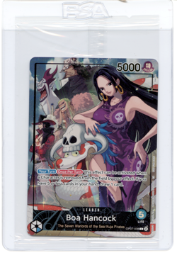 PSA Magazine One Piece Boa Hancock OP07-038 Game Card - Image 1
