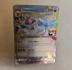 Play! Pokemon Prize Pack Series 7 Prismatic Evolutions 026/131 Glaceon ex New - Image 2