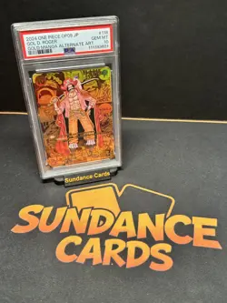 One Piece PSA 10 Gol D Roger Gold Manga Alternate Art 2024 OP09-118 SEC JPN (US) - Image 1