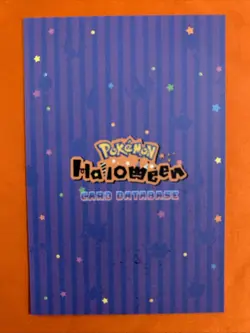 Gengar Mimikyu Cracked Ice Pokemon Halloween Database Card 1 Peru Us Seller - Image 2