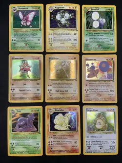Vintage Pokemon Cards Rare Holo Lot WOTC MP/HP Hitmonlee, Hitmontop, Hitmonchan - Image 1