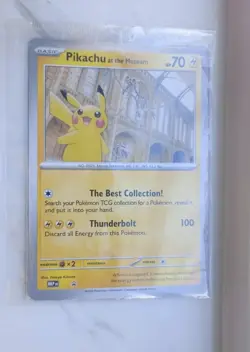 Pokemon TCG Promo Oversized Card - Pikachu At The Museum Jumbo sealed brand new - Image 1