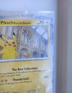 Pokemon TCG Promo Oversized Card - Pikachu At The Museum Jumbo sealed brand new - Image 4