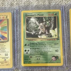 Pokemon TCG 8 Card Lot Gym Challenge & Heroes - Image 3