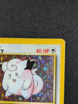 Pokemon TCG Clefairy Base Set Holo Unlimited Rare Card 5/102 NM/LP+ - Image 3