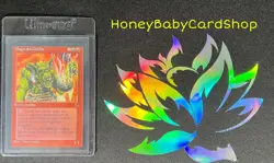 MTG The Dark - Italian 1995 Goblin Wizard M/NM Card DRK Rare Old School 93/94 - Image 1