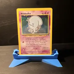 Pokemon TCG Wobbuffet Neo Discovery Holo Card 16/75 Unlimited Rare - Image 1