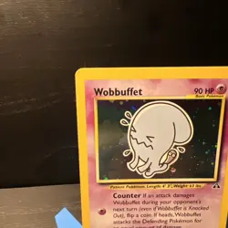 Pokemon TCG Wobbuffet Neo Discovery Holo Card 16/75 Unlimited Rare - Image 2
