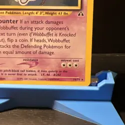Pokemon TCG Wobbuffet Neo Discovery Holo Card 16/75 Unlimited Rare - Image 5