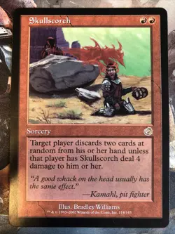 1x Skullscorch (114) Torment LP MTG Magic the Gathering x1 MKE - Image 1