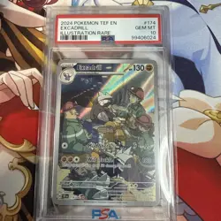 Excadrill 174/162 SV05: Temporal Forces Holo PSA 10 Pokemon - Image 1