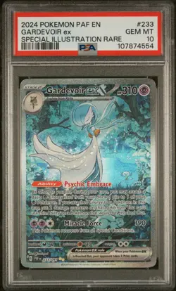 2024 POKEMON PAF EN-PALDEAN FATES SPECIAL ILLUSTRATION RARE GARDEVOIR EX PSA 10 - Image 1