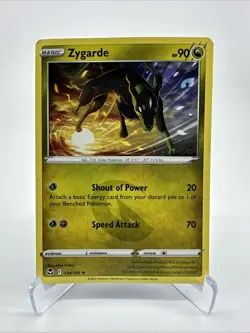 Pokemon TCG Zygarde Silver Tempest 134/195 Regular Rare Dragon Unlimited - Image 1