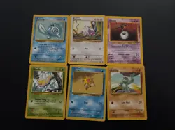 Pokemon - Base Set Lot Of 6 - Commons 1999 - Image 1