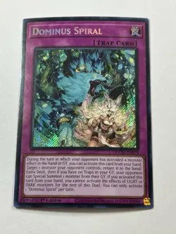 YUGIOH Dominus Spiral Secret Rare DOOD-EN079 1st Ed - Image 1