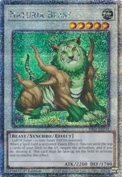 Naturia Beast - RA03-EN238 - Quarter Century Secret Rare - 1st Edition NM Yugioh - Image 1