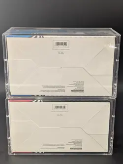 2x Pokemon Black Bolt White Flare Sealed Booster Bundle Display Case W/Acrylic - Image 2