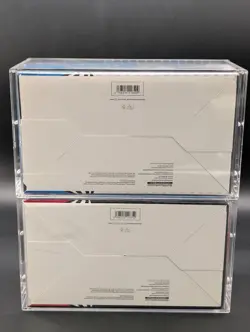 2x Pokemon Black Bolt White Flare Sealed Booster Bundle Display Case W/Acrylic - Image 2