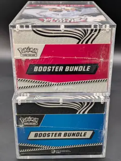 2x Pokemon Black Bolt White Flare Sealed Booster Bundle Display Case W/Acrylic - Image 5
