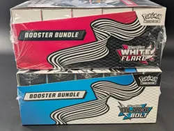 2x Pokemon SV10.5 Black Bolt White Flare Sealed Booster Bundle Display Case - Image 3