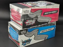 2x Pokemon SV10.5 Black Bolt White Flare Sealed Booster Bundle Display Case - Image 4