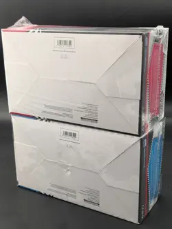 2x Pokemon SV10.5 Black Bolt White Flare Sealed Booster Bundle Display Case - Image 2