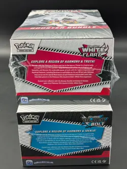 2x Pokemon SV10.5 Black Bolt White Flare Sealed Booster Bundle Display Case - Image 3