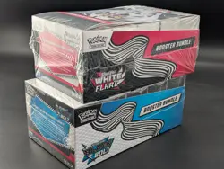 2x Pokemon SV10.5 Black Bolt White Flare Sealed Booster Bundle Display Case - Image 4