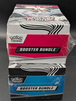 2x Pokemon SV10.5 Black Bolt White Flare Sealed Booster Bundle Display Case - Image 5