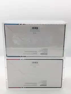 2x Pokemon SV10.5 Black Bolt White Flare Sealed Booster Bundle Display W/Acrylic - Image 2